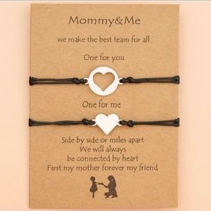 🖤🖤NEW🖤🖤ADORABLE!! MOMMY AND ME BRACELETS WITH CARD🖤🖤
